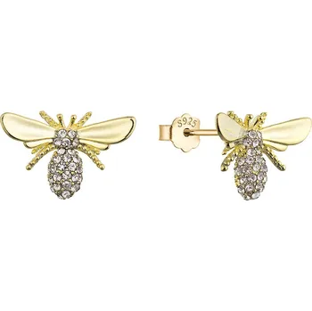Náušnice Pozlacené náušnice včelky 11757.1