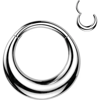 Piercing Šperky4U Segment kruh - helix / cartilage / tragus piercing - NS0064ST-1208