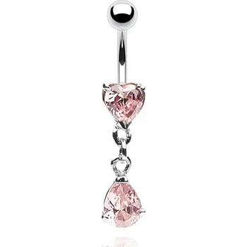 Piercing Šperky4U Visací piercing do pupíku - WP01034-P