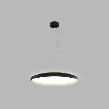 LED2 Svěšené kruhové svítidlo s přímým i nepřímým svícením Moon Barva: Černá / Šampaňská, Stmívání: Stmívatelné DALI Tunable White, Průměr: 600 mm 32749737DTW Svěšené kruhové svítidlo s přímým i nepřímým svícením Moon