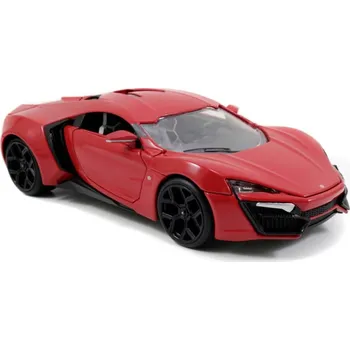autíčko Jada Lykan Hyperspot volný chod 1:24 červené