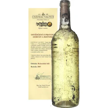 Château Valtice Rulandské bílé / Pinot Blanc 2007 0,75 l