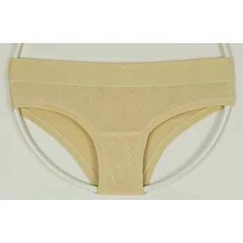 Kalhotky GOLD LINES Bavlněné kalhotky vzor 502 Velikost: XL, Barva: béžová