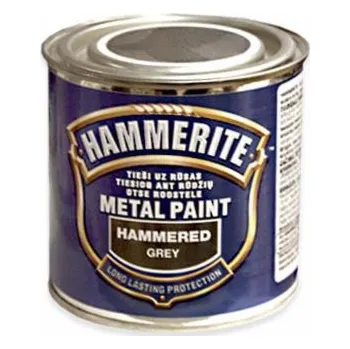 Barva na vlasy Barva na kov Hammerite Hammered, šedá, 250 ml