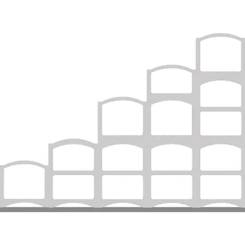 Stojan na víno Sestava Bloc Cellier Steps bílá