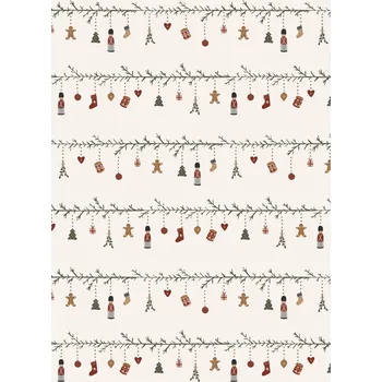 Balící papír Ib Laursen Vánoční balicí papír My Nostalgic Christmas – 5 m