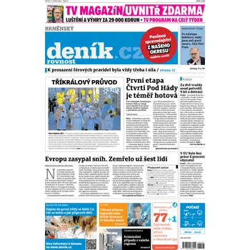 Časopis Deník - předplatné časopisu - Měsíční