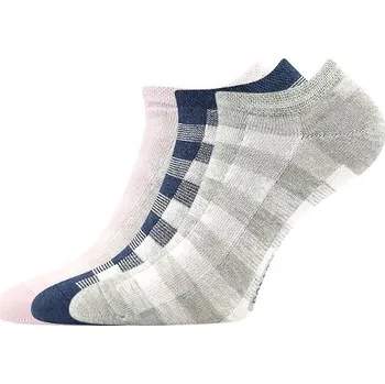 3PACK kotníkové ponožky Boma - Piki 76, mix barev Barva: Mix barev, Velikost: 39-42