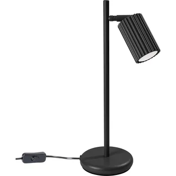 Stojací lampa Stolní lampa Karbon, 1x černé kovové stínítko