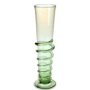 Váza Sklářská huť Tomi Lesní sklo - originální sklenice Renesanční číše se spinou 300 ml