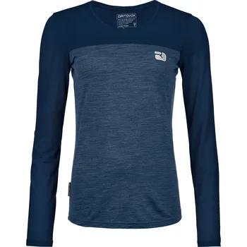 Pánské tričko Dámské Tričko Ortovox 150 Cool Logo Long Sleeve Women's Barva: Deep Ocean, Velikost: S