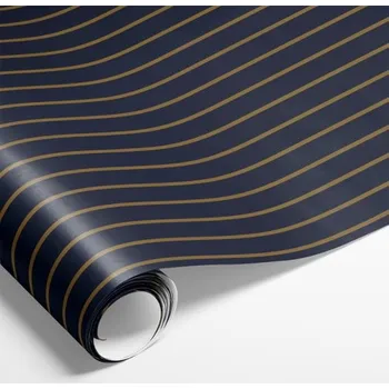 Balící papír Det Gamle Apotek Balicí papír Nordic Christmas Blue –&nbsp;5&nbsp;m