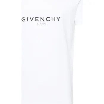 GIVENCHY Reverse White tričko XL Bílá