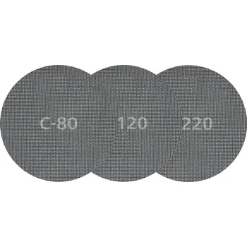 Brusný papír Samodržné mřížkové plátno na sádrokarton, zr. 220, pr.180 mm 5616000