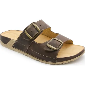 Pánské polobotky MEDISTYLE pánský pantofel ERIK hnědý Velikost: 43