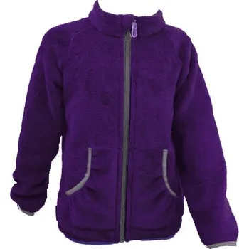 Chlapecké oblečení Dětská mikina / chlupatka - fialová - doprodej 128