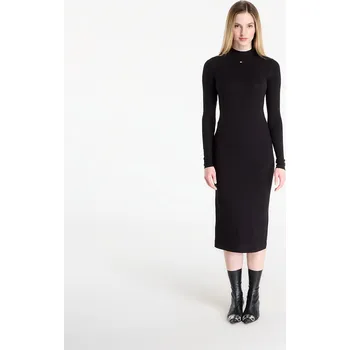 Dámské šaty Šaty DIESEL D-Mokky-Ls-Microdiv Dress Black XS