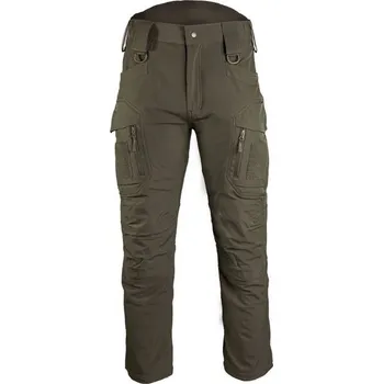 Pánské kalhoty Mil-tec Kalhoty Mil-tec softshell ASSAULT zateplené zelené (M)