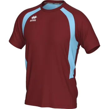 ERREA´ ERREA ADRIEN Dresové triko BARVA: karmínová - světle modrá, Velikost: M Raglánové rukávy, kontrastní vsadky, pohodlný střih