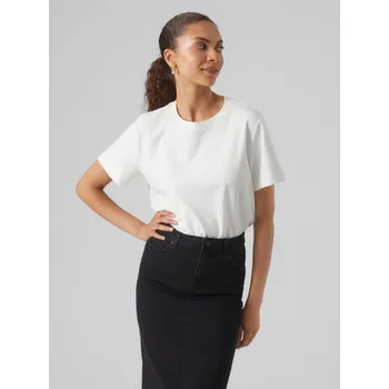 Dámské tričko Vero Moda Aware basic triko Naima bílé Velikost: XL