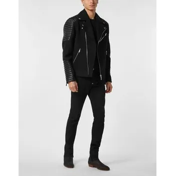Pánské oblečení PHILIPP PLEIN Ramones bunda 25551 Černá Regular Fit M