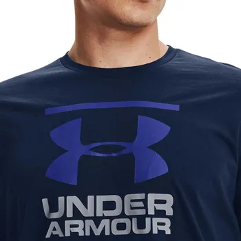pánské tričko UNDER ARMOUR - NAVY/BLUE - L (Under Armour Foundation SS T-shirt)