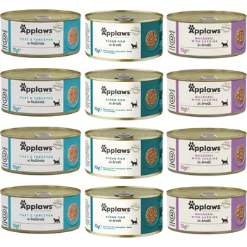 Krmivo pro kočku Applaws Cat Mix Fish 12x70g