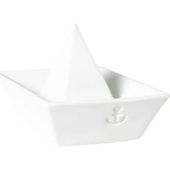 Dekorativní svítidlo räder Porcelánová LED svítící lodička White