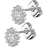 Šperky4U Titanové náušnice kytičky - TIT1442