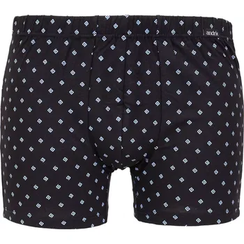 Boxerky Boxerky Andrie s geometrickým vzorem PS 5974 černá velikost XXL