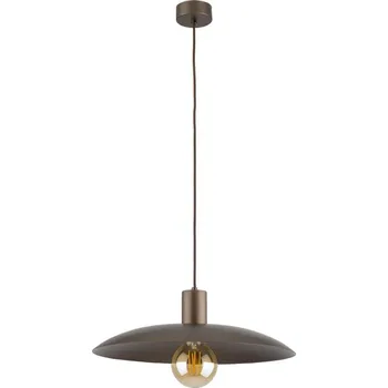 Lustr na lanku ASTRA 1xE27/15W/230V pr. 41 cm hnědá