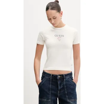 Pánská móda Tričko Guess Jeans W6RI15.J1314 béžová 08X, vel. XS