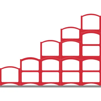 Stojan na víno Sestava Bloc Cellier Steps červená
