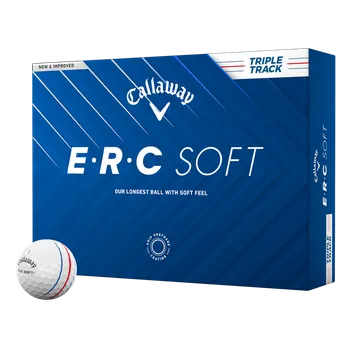 Golfový míček Callaway ERC Soft 25 Triple Track, White