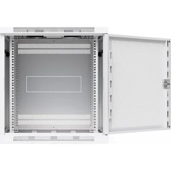 Rozvaděč Ubiquiti UniFi 12U nástěnný rackový rozvaděč, hloubka 600 mm, perforované dveře