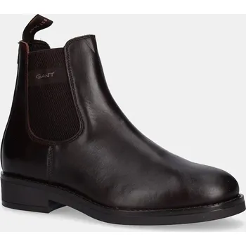 Pánské tenisky Kožené kotníkové boty Gant Prepdale 31651105 hnědá 89X, EUR 43