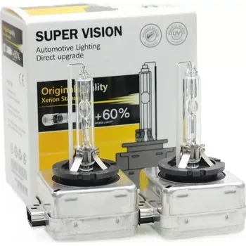 Autožárovka Xenonová výbojka D1S 6000K do originálních světlometů, 1ks (Výbojka xenon Super Vision D1S 6000K)