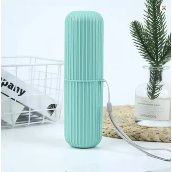 Náhradní hlavice k elektrickému kartáčku Pouzdro na zubní pastu a kartáček kapsle Barva: Zelená - doprava zdarma od 1499 Kč