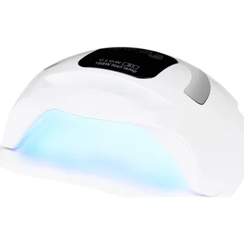 UV lampa na nehty ACTIVESHOP UV lampa na nehty Dual Led Glow S1 168W stříbrná