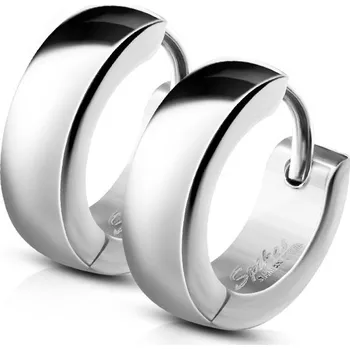 Módní doplněk Šperky4U Ocelové náušnice - kroužky - OPN1088-ST