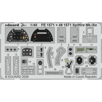Plastikový model Eduard 1/48 Spitfire Mk.Ixe (AIRFIX)
