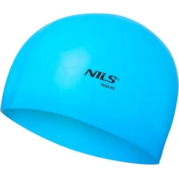 Plavecká čepice NILS Aqua Silikonová čepice NILS Aqua NQC BL02 modrá