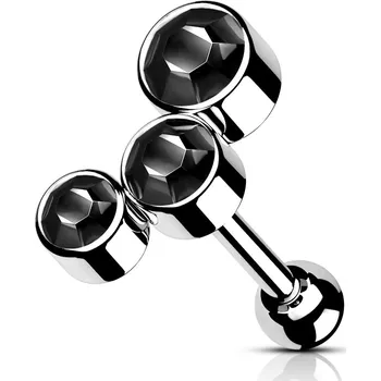 Piercing Šperky4U Cartilage / helix / tragus piercing - CP1081-K