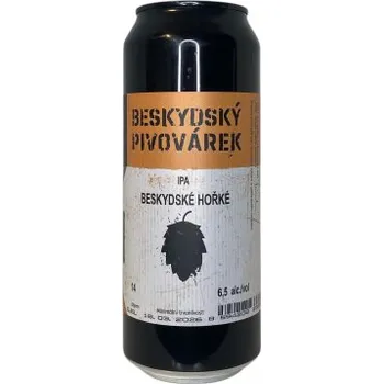 Pivo Beskydský pivovárek Beskydské hořké 14 0,5l plech Beskydský pivovárek