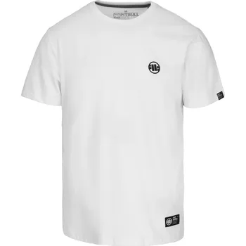 Pánské oblečení PitBull West Coast - pánské triko SMALL LOGO 170 bílé 2XL