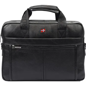 Pánská aktovka Pánská kožená aktovka Nordee S137 černá