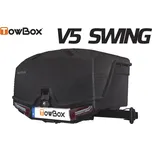Přepravní box na tažné zařízení TowBox V5 Swing S, černý, výklopný