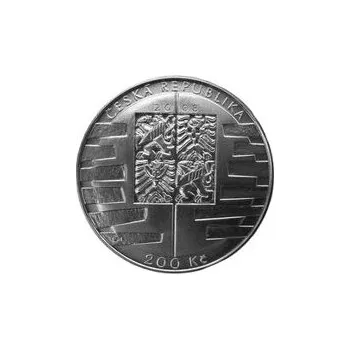 Česká mincovna U příležitosti vstupu České republiky do schengenského prostoru 200 Kč 2008 stříbrná mince Proof 13 g
