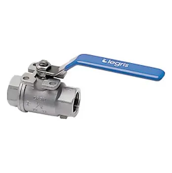 Ventil Pneumatický NEREZ kulový ventil dvoucestný G1/2"vni^15mm Legris 4812 15 21