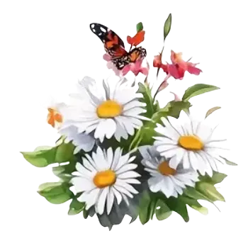 Nášivka Nažehlovací obrázek - květiny IX (8,5 x 8,5 cm)